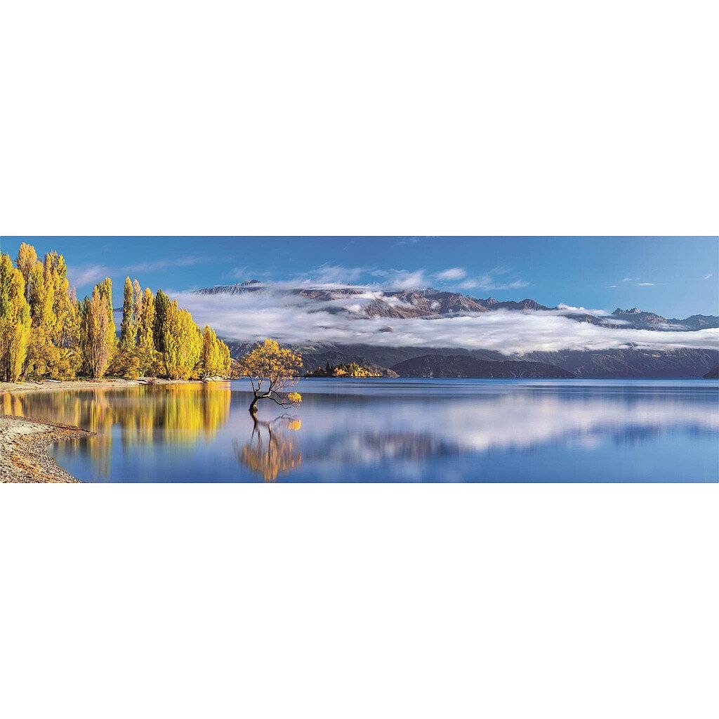 Hochwertige Wanakaâ s goldene Reflexionen Panorama-Puzzle 1000pcs