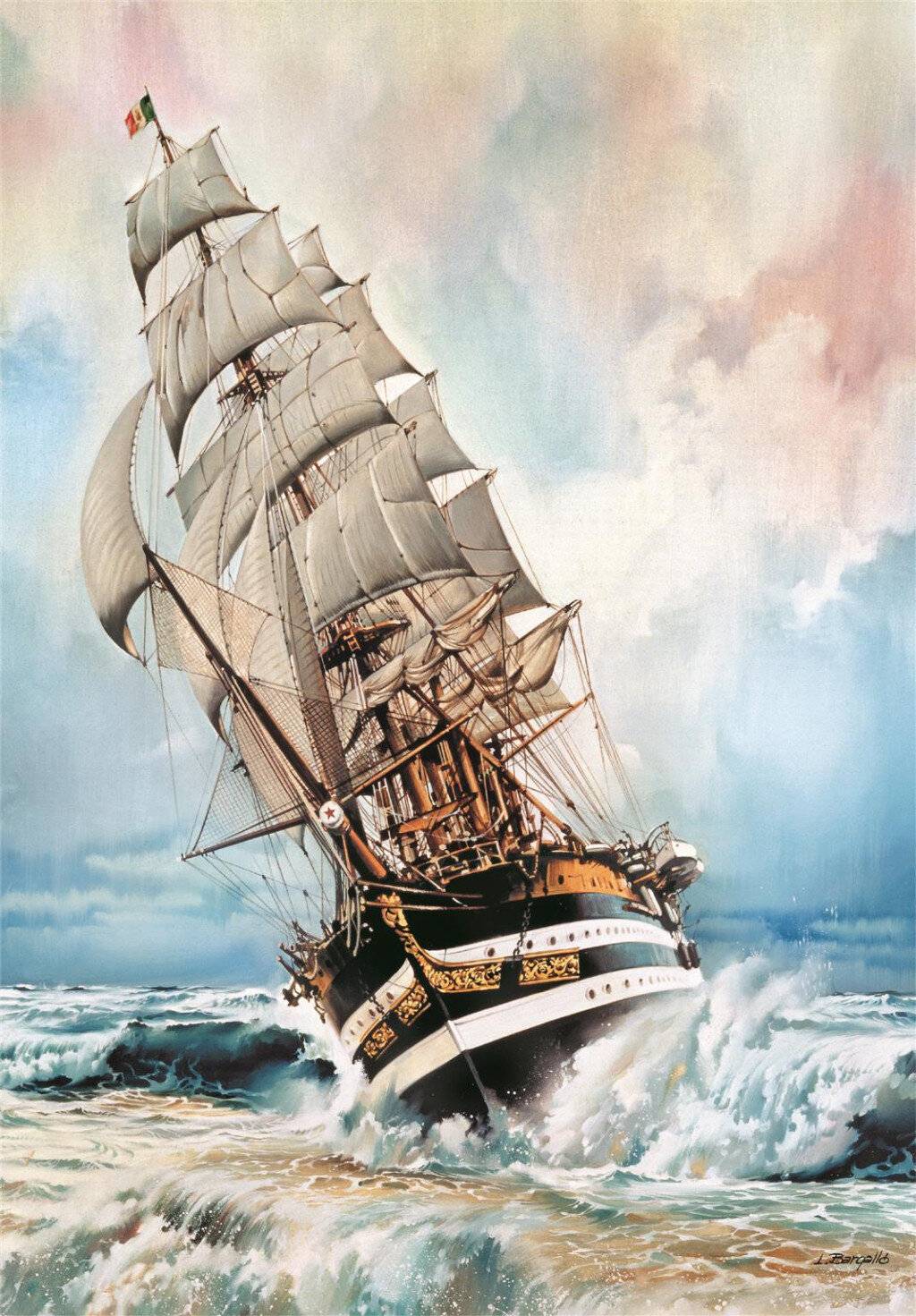 Hochwertiges Amerigo Vespucci-Puzzle 1000 Stü ck