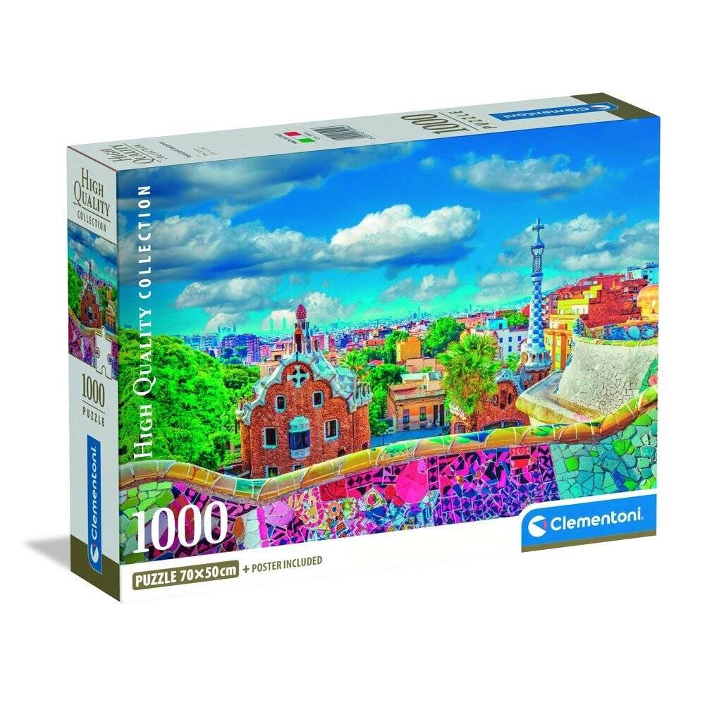 Hochwertiges Park Guell Barcelona-Puzzle 1000Stü ck