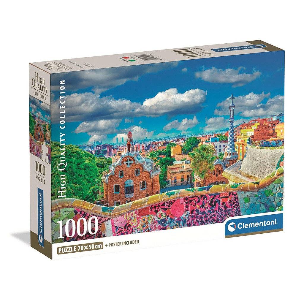 Hochwertiges Park Guell Barcelona-Puzzle 1000Stü ck