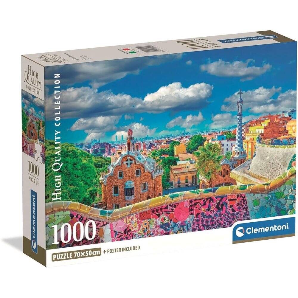 Hochwertiges Park Guell Barcelona-Puzzle 1000Stü ck