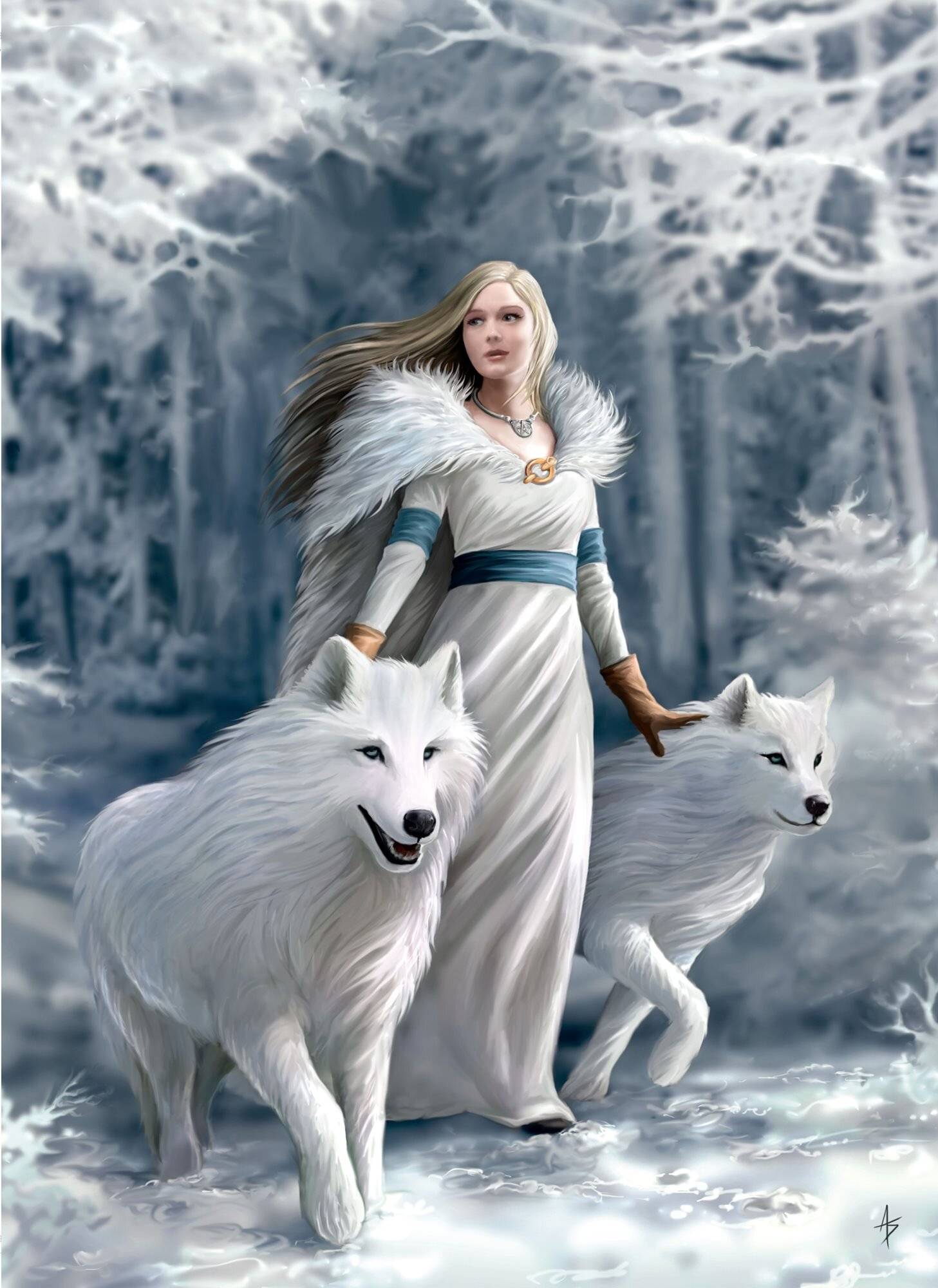 Anne Stokes Winter Guardians Puzzle 1000Stü ck