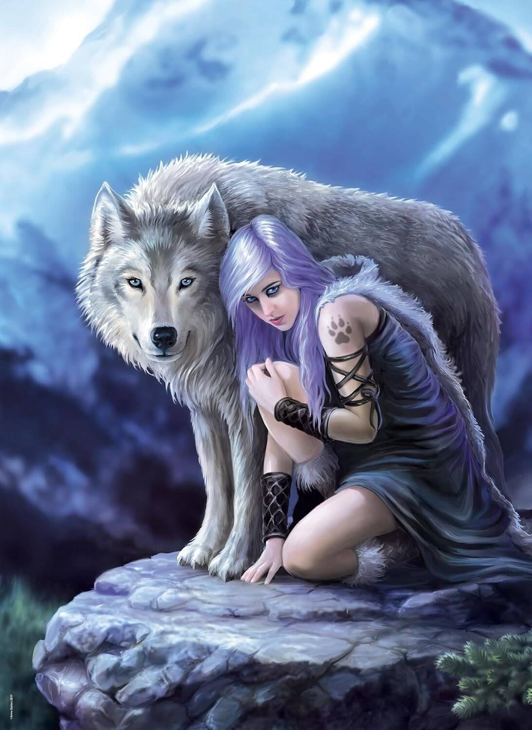 Anne Stokes Protector Puzzle 1000Stü ck