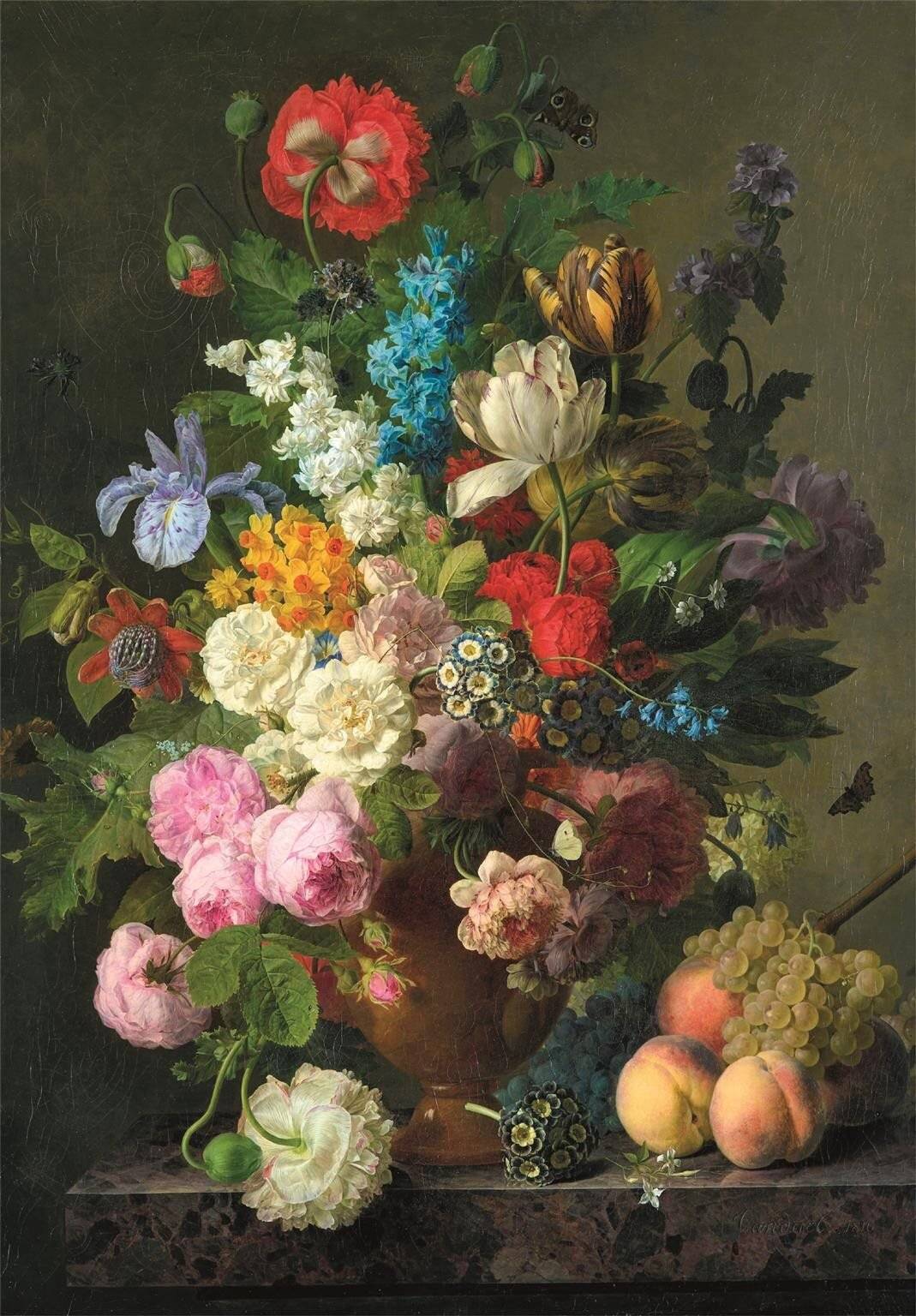 Museum Van Dael Schale mit Blumen Puzzle 1000Stü ck