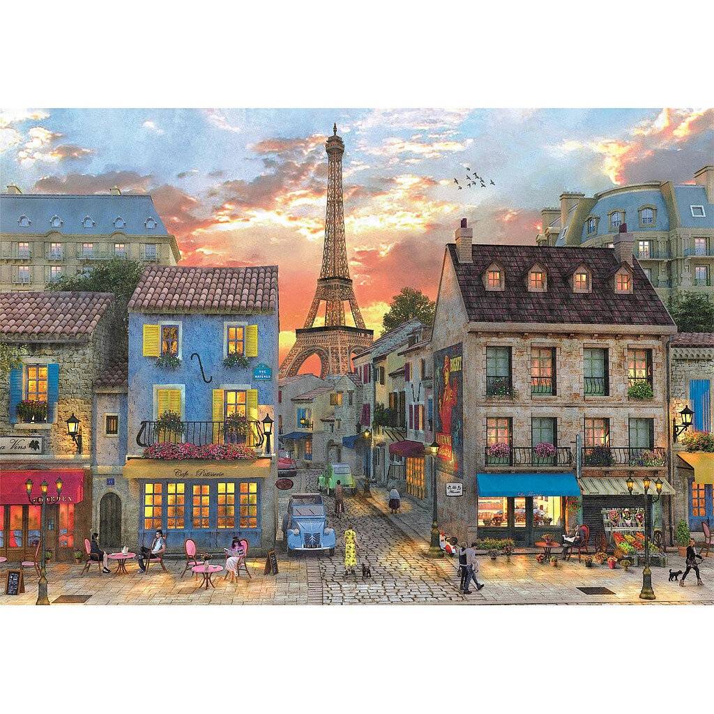 Hochwertiges Streets of Paris Puzzle 1000Stü ck