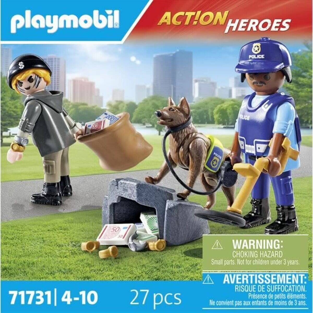 PLAYMOBIL 71731 Spurensuche mit Hund