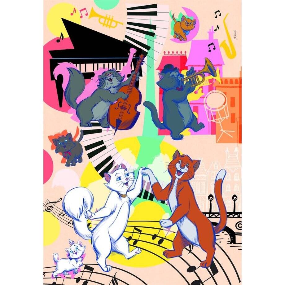 Disney Classics Aristocats 104-teiliges Clementoni-Puzzle