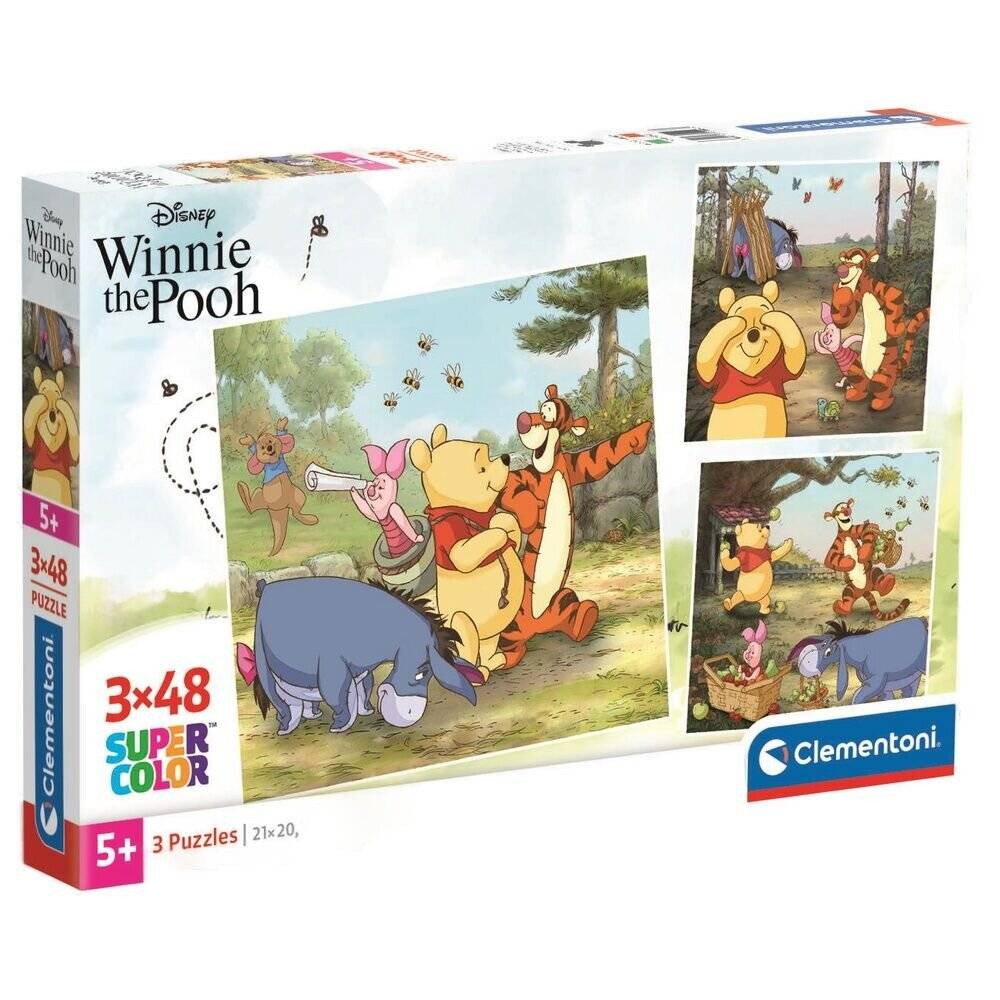 Disney Winnie Puuh 3x48 Stk Puzzle Clementoni