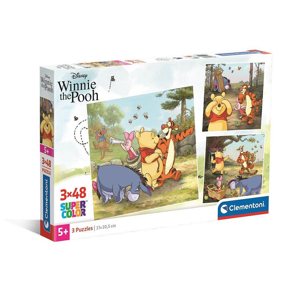 Disney Winnie Puuh 3x48 Stk Puzzle Clementoni