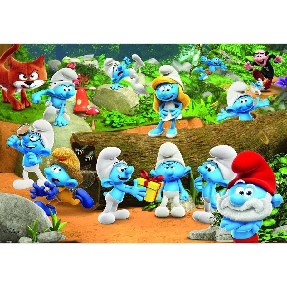 Das Schlumpf-Puzzle 104 Stü ck