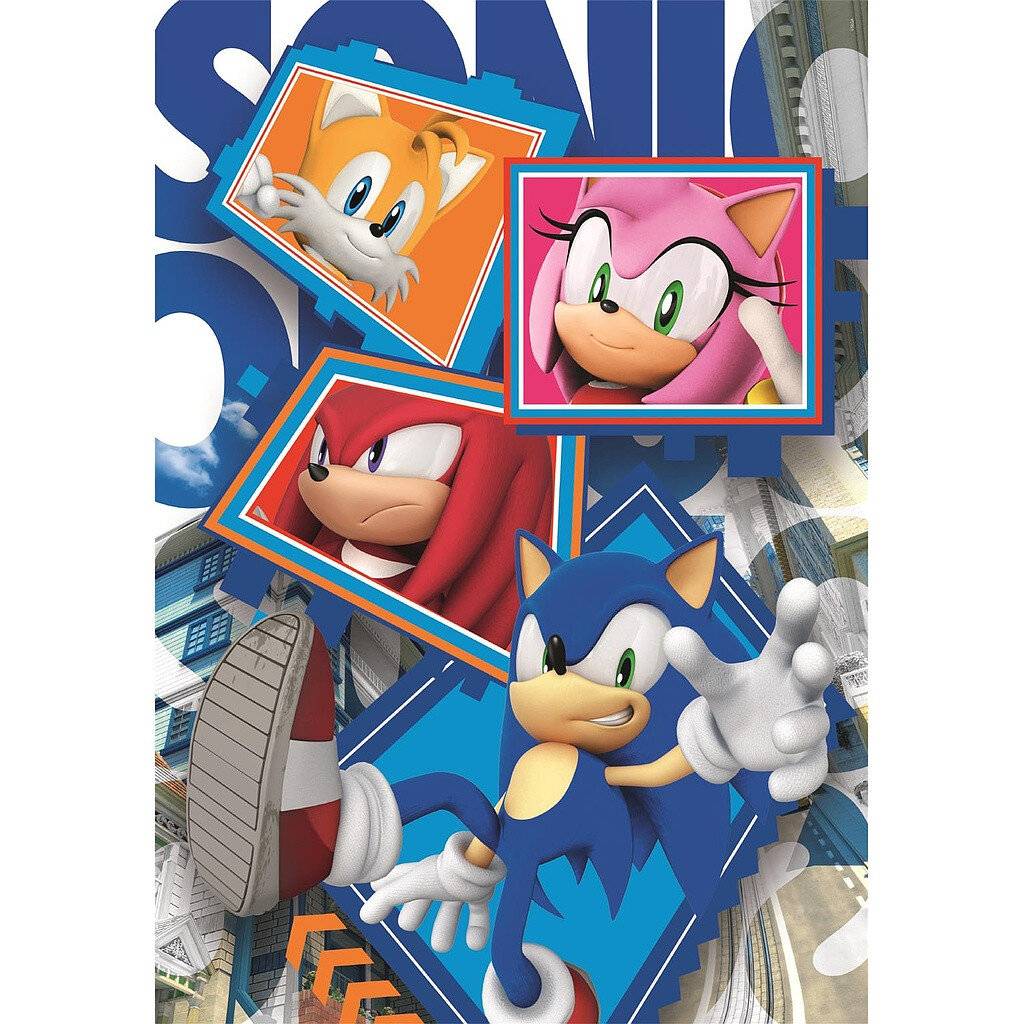 Sonic der Igel 104-teiliges Puzzle Clementoni