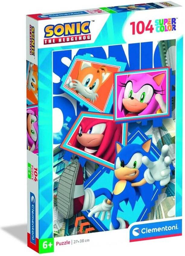 Sonic der Igel 104-teiliges Puzzle Clementoni