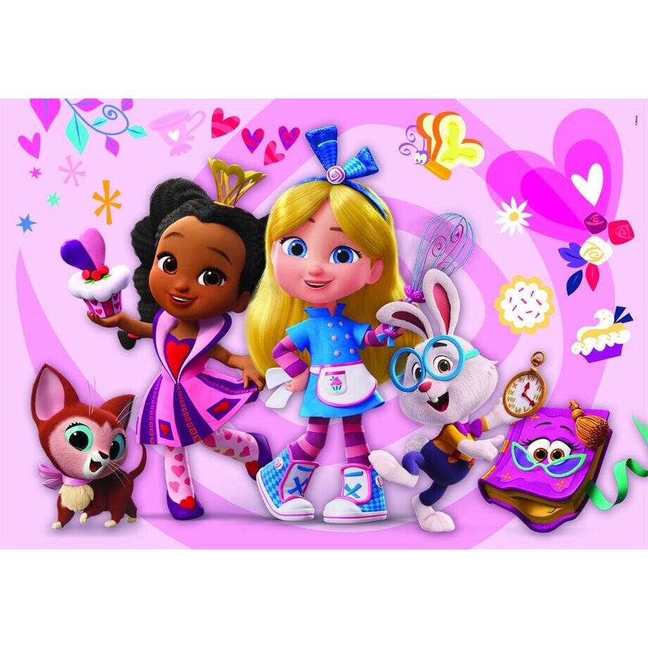 Disney Classics Fergie Disney Alice Wunderland Konditorei 104-teiliges Puzzle Clementoni