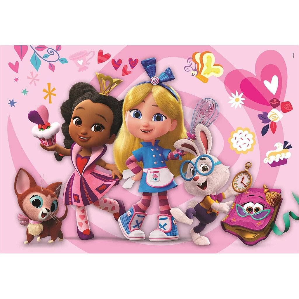 Disney Classics Fergie Disney Alice Wunderland Konditorei 104-teiliges Puzzle Clementoni