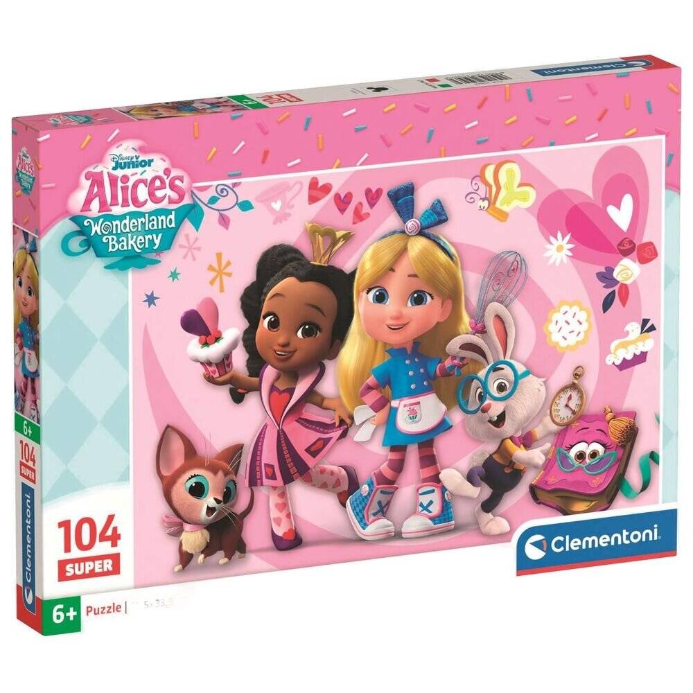 Disney Classics Fergie Disney Alice Wunderland Konditorei 104-teiliges Puzzle Clementoni