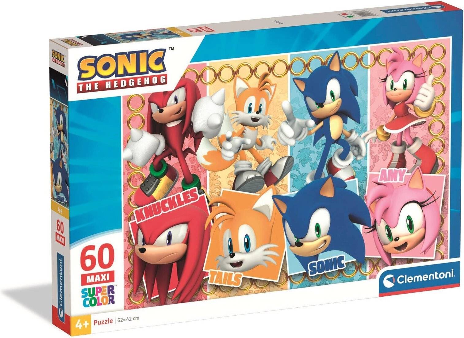Sonic der Igel 60-teiliges Maxi-Puzzle Clementoni