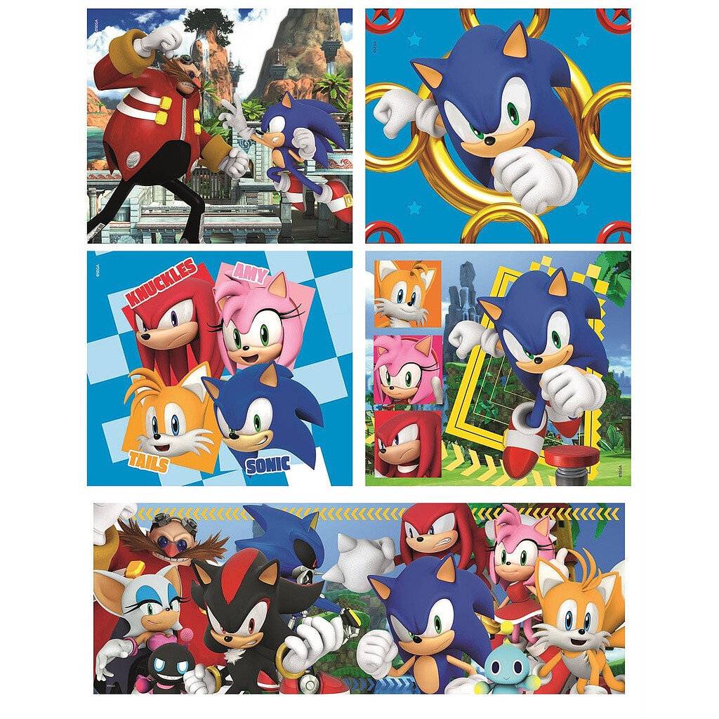 Sonic der Igel Heroes Rivals 10 in 1 Puzzle Clementoni