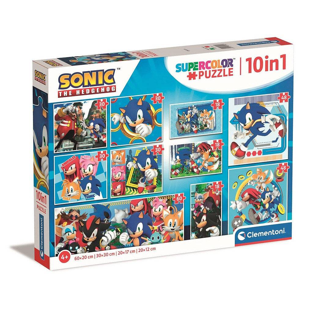 Sonic der Igel Heroes Rivals 10 in 1 Puzzle Clementoni