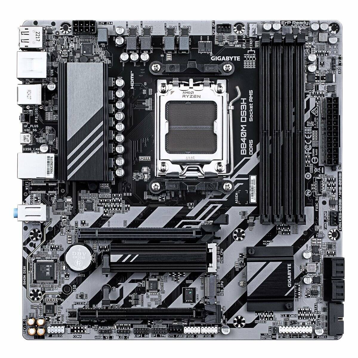 Gigabyte B840M DS3H, (B840,AM5,mATX,DDR5)
