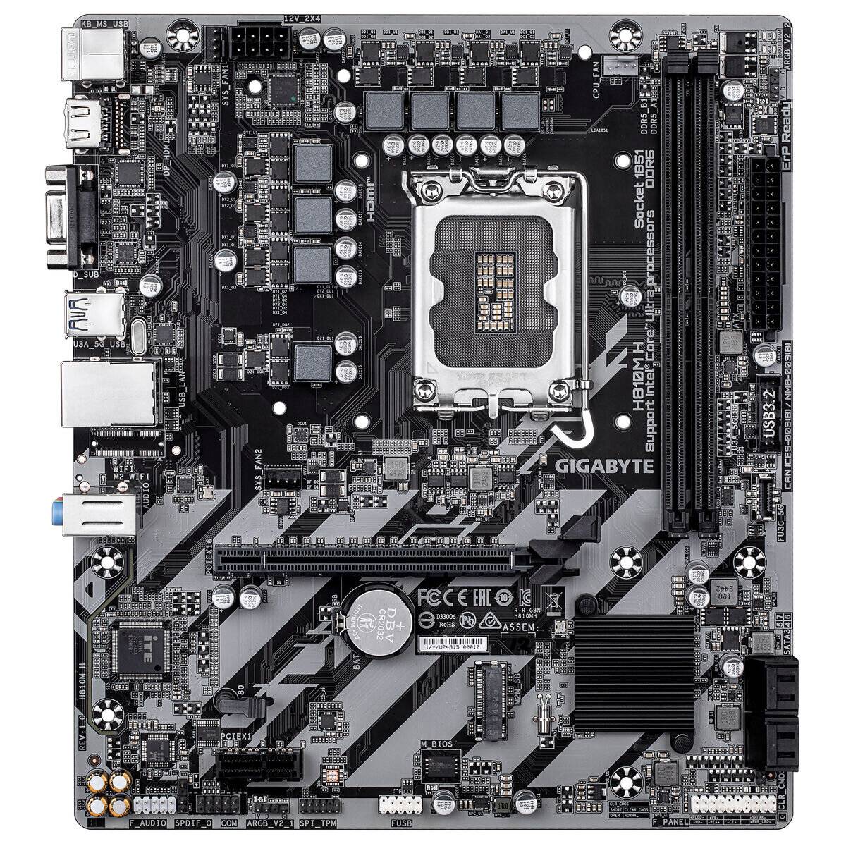 Gigabyte H810M H, (H810,S1851,mATX,DDR5)