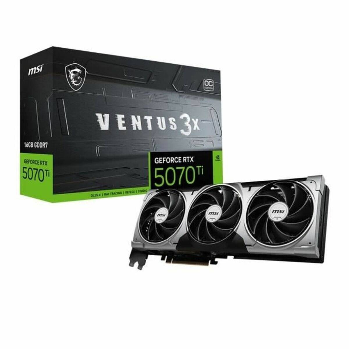 MSI RTX5070TI Ventus 3X OC, 16GB GDDR, HDMI 3xDP