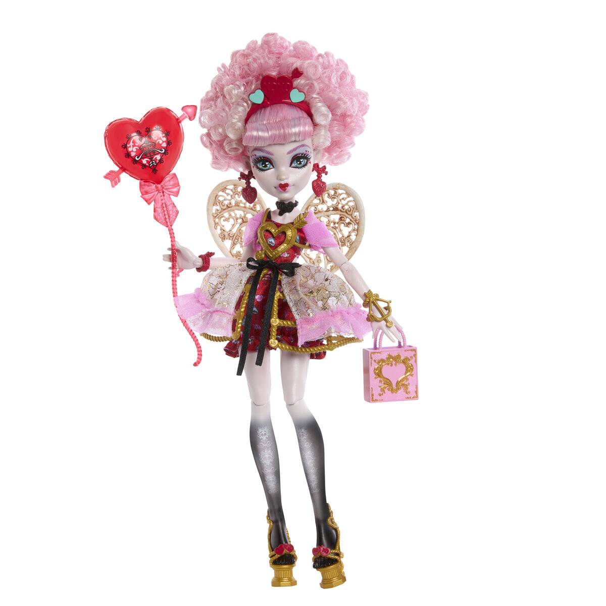 Monster High Scary Sweet Birthday Cupid Asteria-Puppe im Partykleid