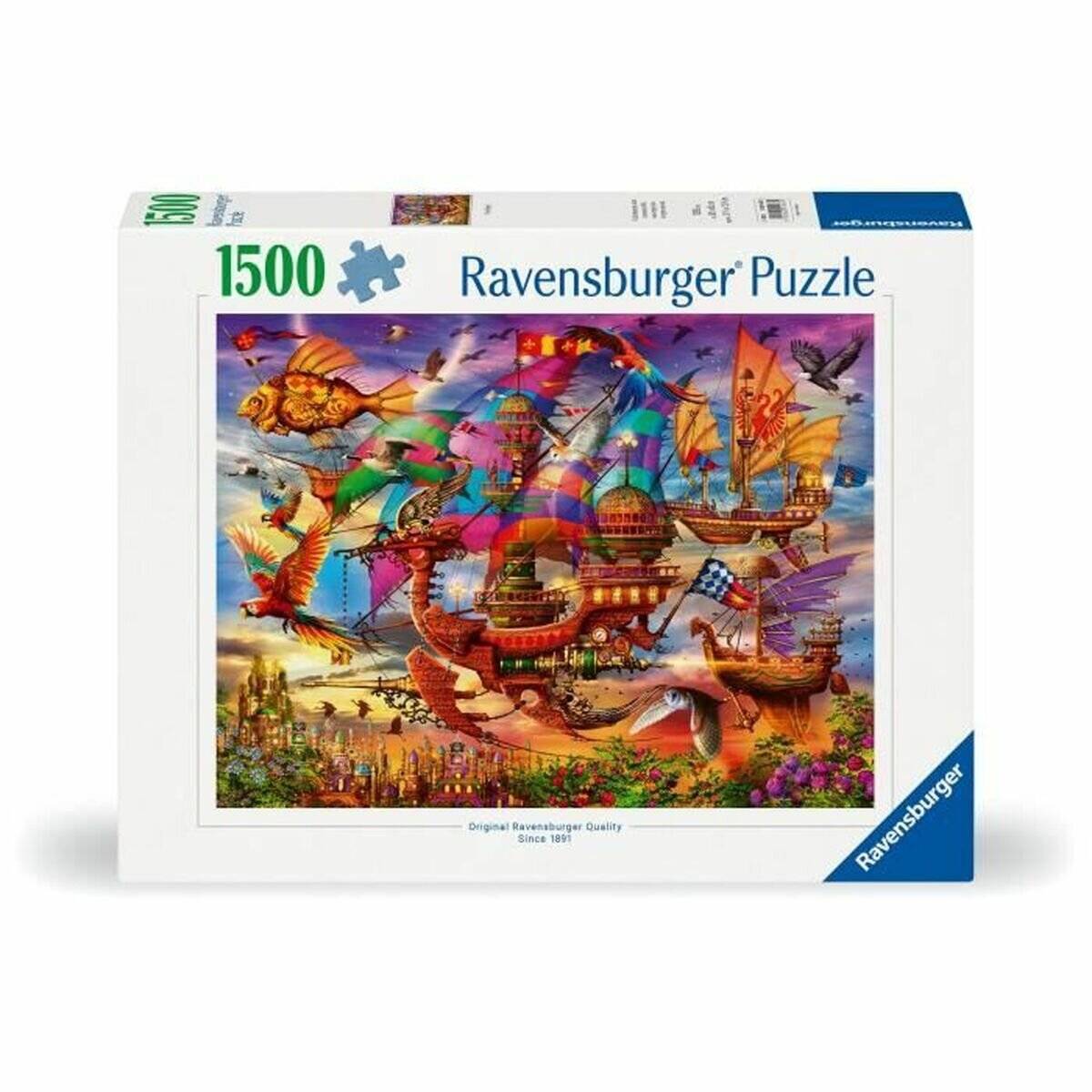 RAVENSBURGER Puzzle Mystická létající loď 1500 dílků