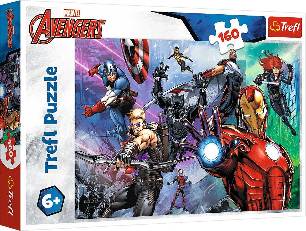 TREFL Puzzle Marvel: Hrdinové vž dy př ipraveni 160 dílků