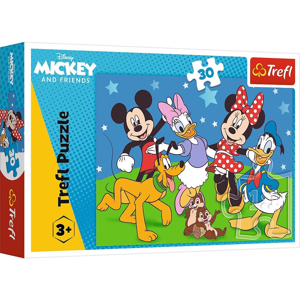 TREFL Puzzle Mickey Mouse a př átelé 30 dílků