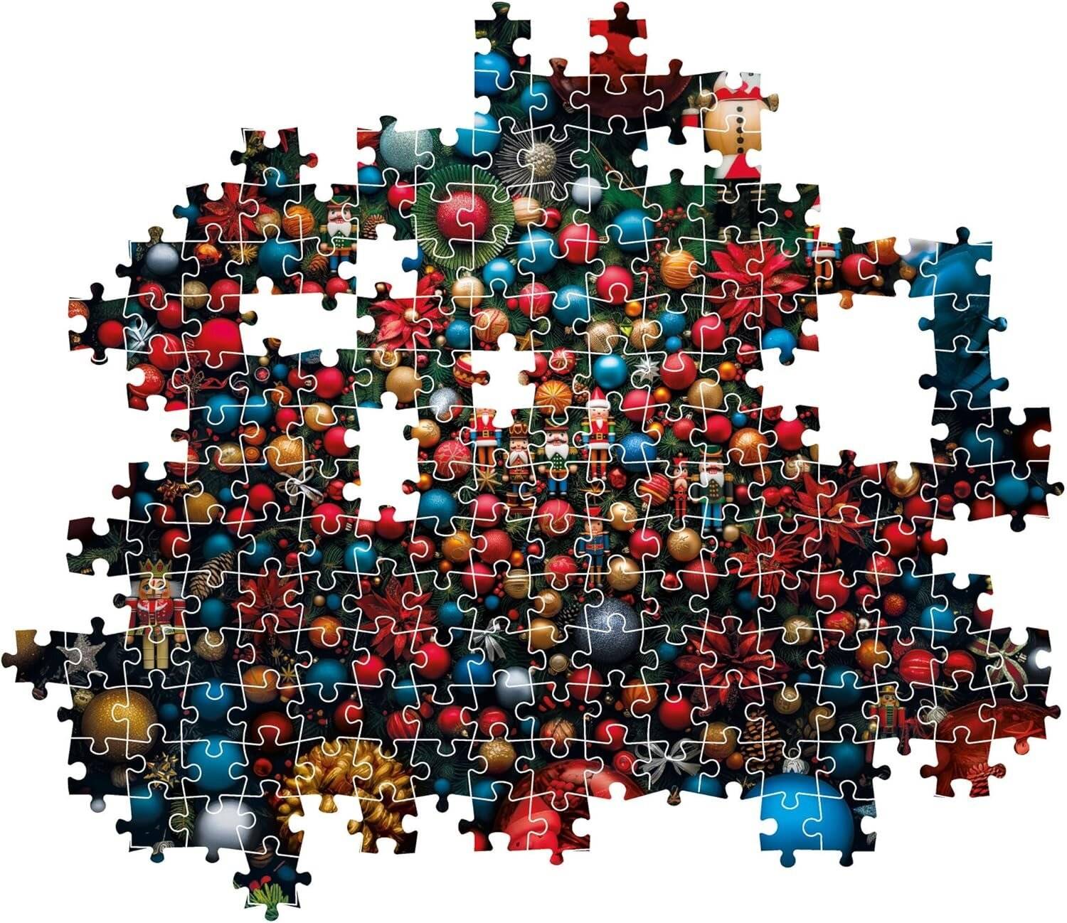 CLEMENTONI Puzzle Impossible: Vánoce 1000 dílků