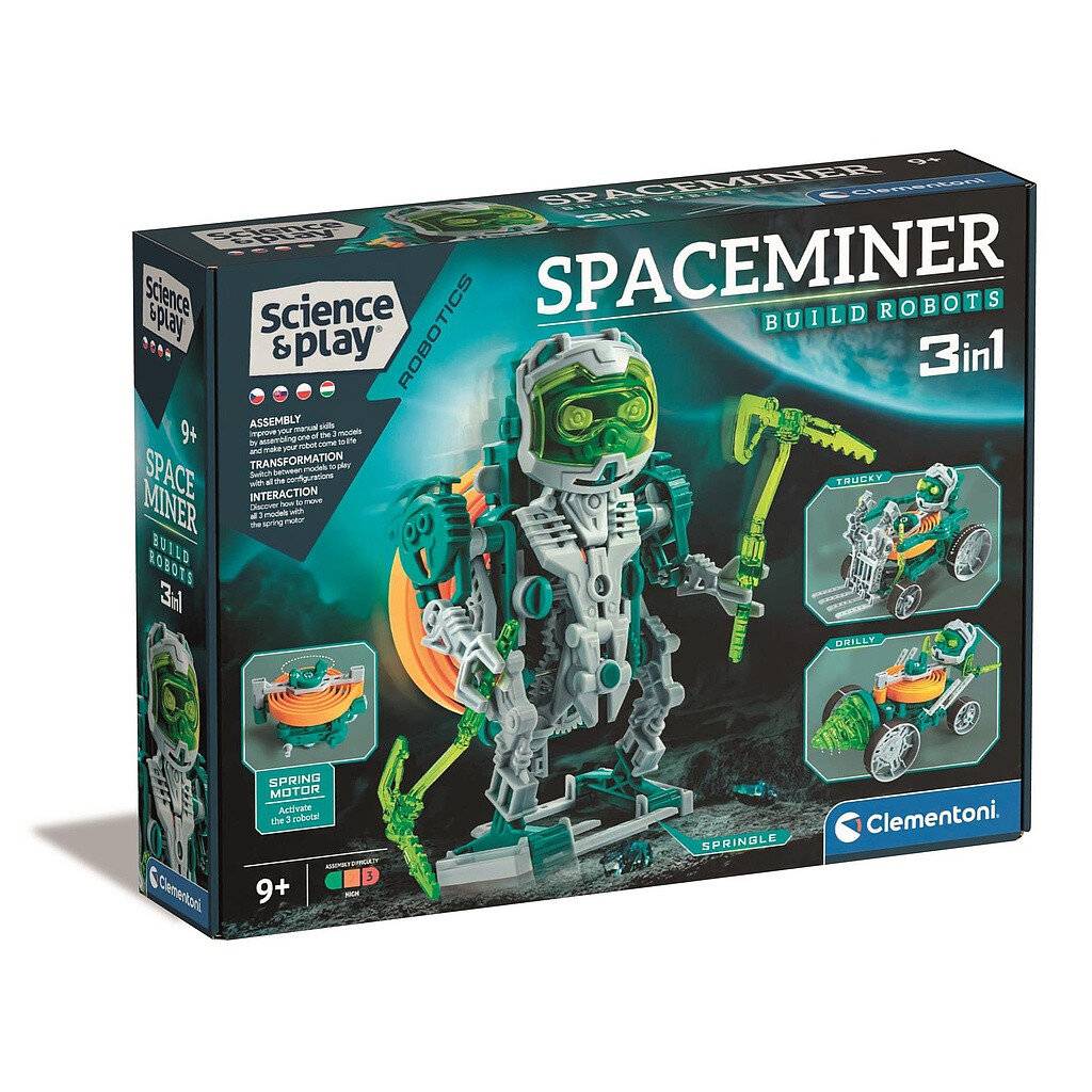 CLEMENTONI Science&Play Robotics: Space Miner 3v1
