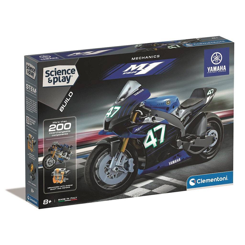 CLEMENTONI Science&Play Mechanická laboratoř Motorka Yamaha