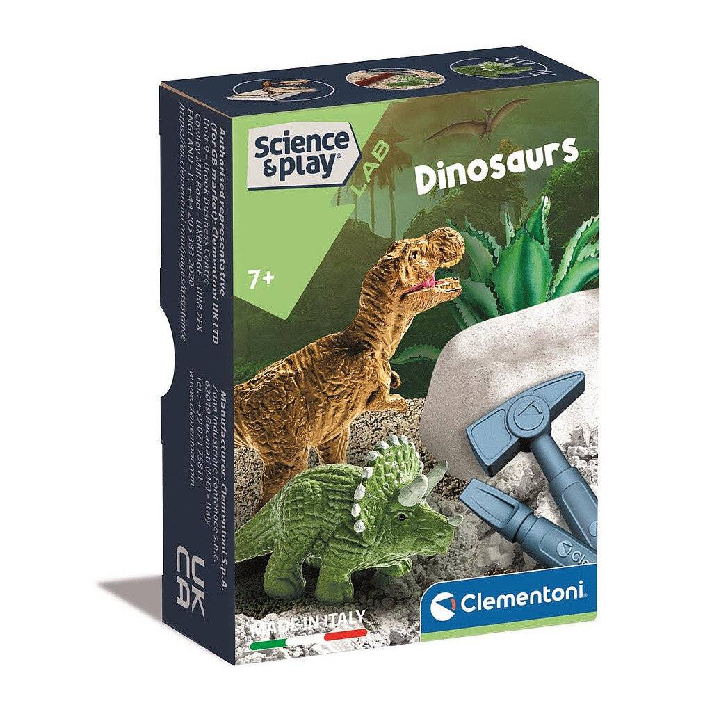 CLEMENTONI Science&Play Mini sada Dinosauř i