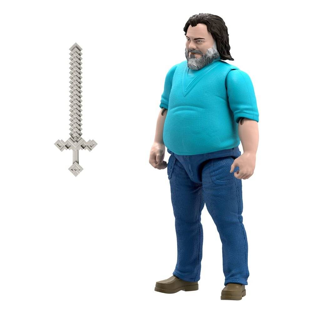 Ein Minecraft Film Actionfigur Steve 30 cm