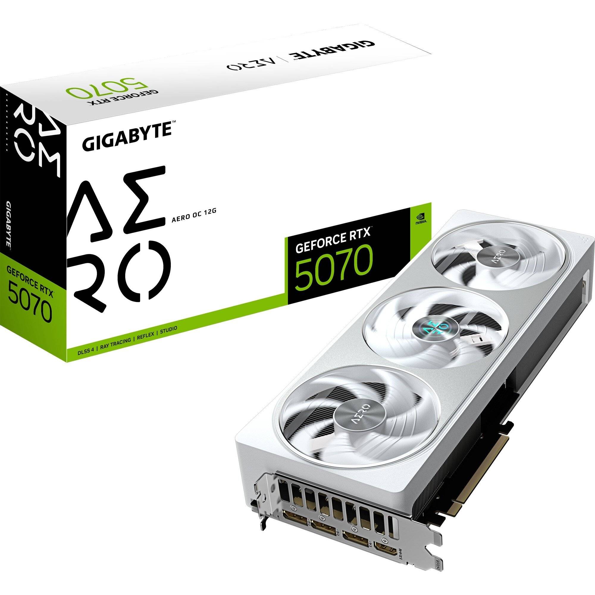 Gigabyte RTX5070 AERO OC, 12GB GDDR7 HDMI 3xDP