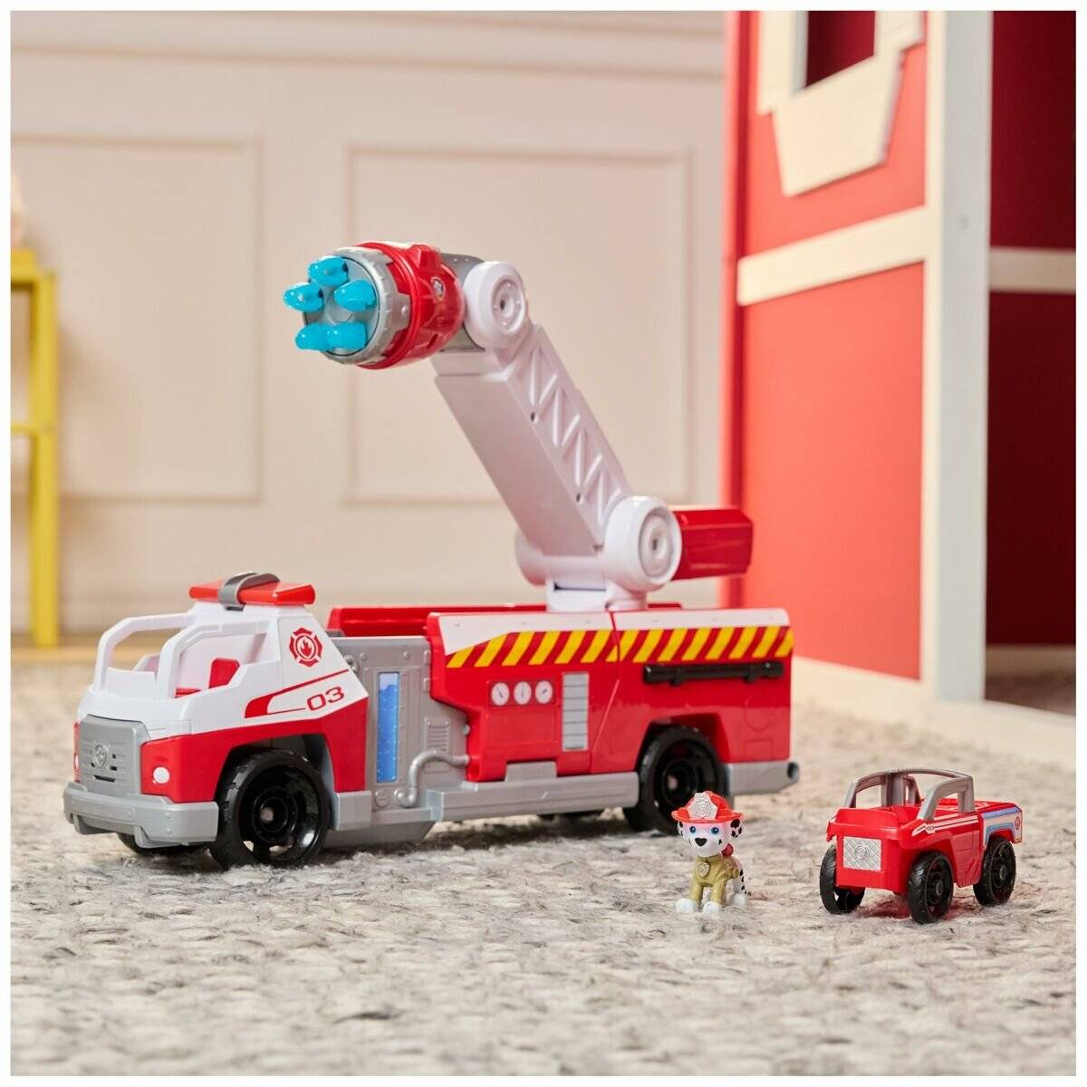 Spin Master Pawpatrol-Fire Rescue-Deluxe Feuerwehr Fahrzeug