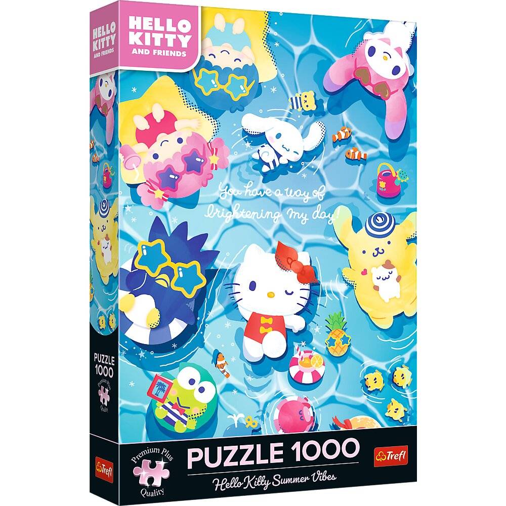 TREFL Puzzle Premium Plus Hello Kitty: Auf der Sommerwelle von 1000 dlks