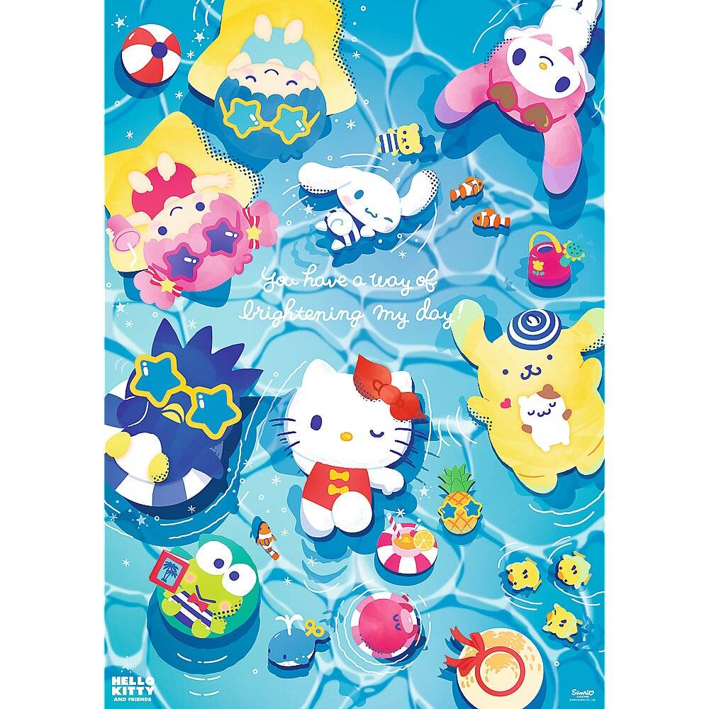 TREFL Puzzle Premium Plus Hello Kitty: Auf der Sommerwelle von 1000 dlks
