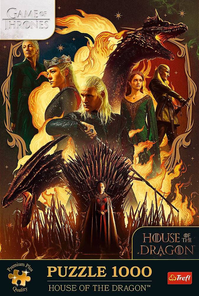 TREFL Puzzle Premium Plus Game of Thrones: Das Drachengeschlecht 1000 DLK