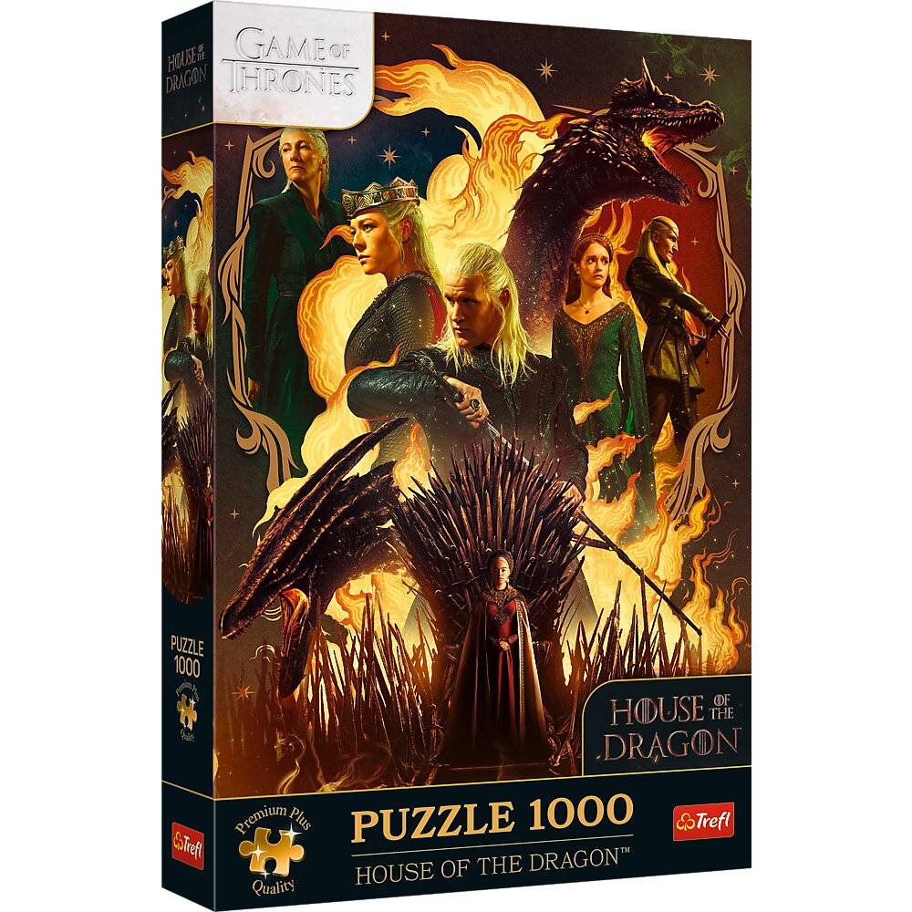 TREFL Puzzle Premium Plus Game of Thrones: Das Drachengeschlecht 1000 DLK