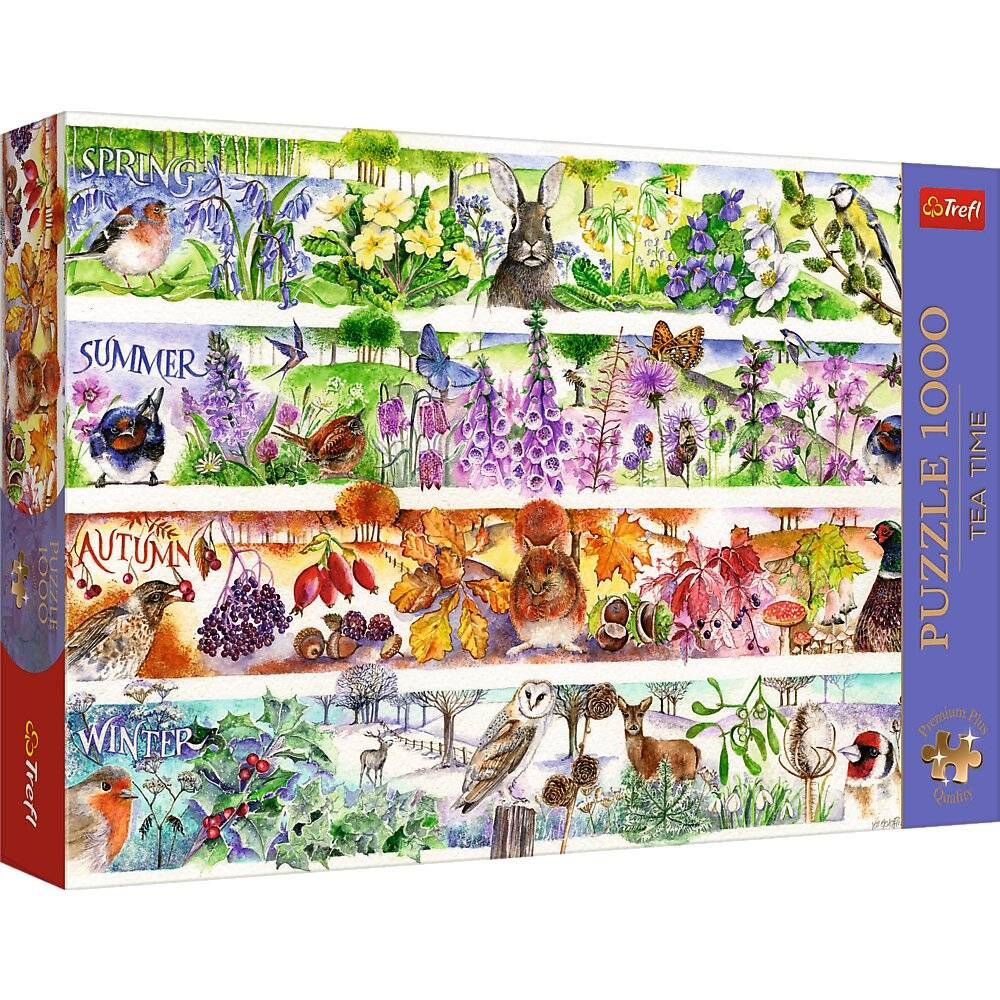 TREFL Puzzle Premium Plus Tea Time: Vier Jahre mit 1000 Dlks