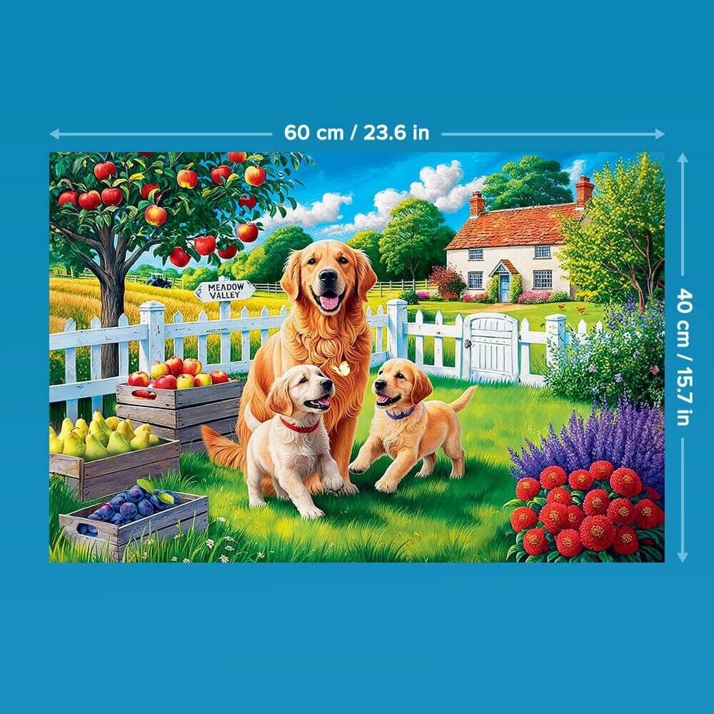 TREFL Puzzle EasyPiece: Hunde auf dem Land 300 dlks