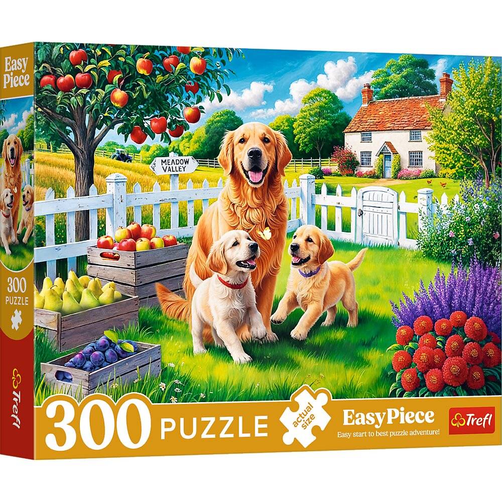 TREFL Puzzle EasyPiece: Hunde auf dem Land 300 dlks