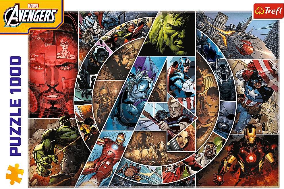 TREFL Puzzle Marvel Avengers: Heroes 1000 DLC