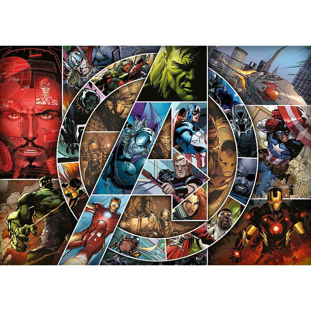 TREFL Puzzle Marvel Avengers: Heroes 1000 DLC