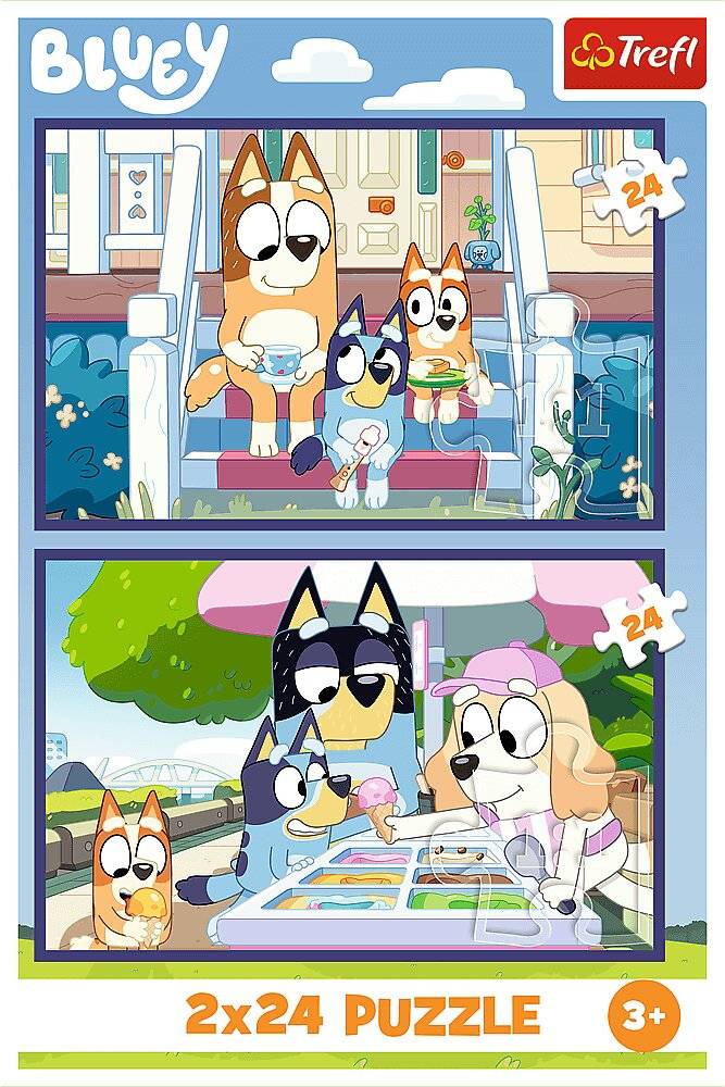 TREFL Puzzle Bluey: Werde Bluey 2x24 DLLs los
