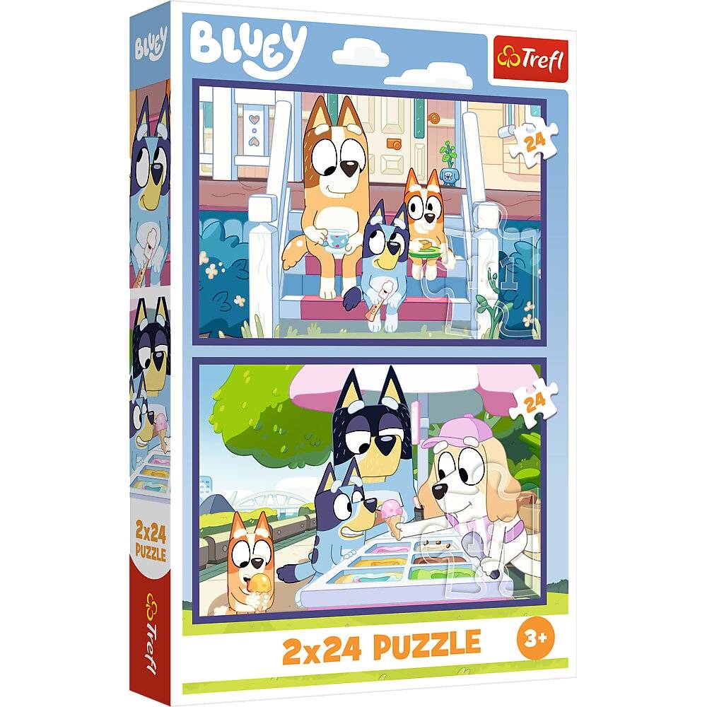 TREFL Puzzle Bluey: Werde Bluey 2x24 DLLs los