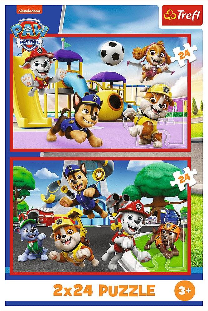 TREFL Puzzle Paws Patrol: Werde Ps Day 2x24-Dlks los