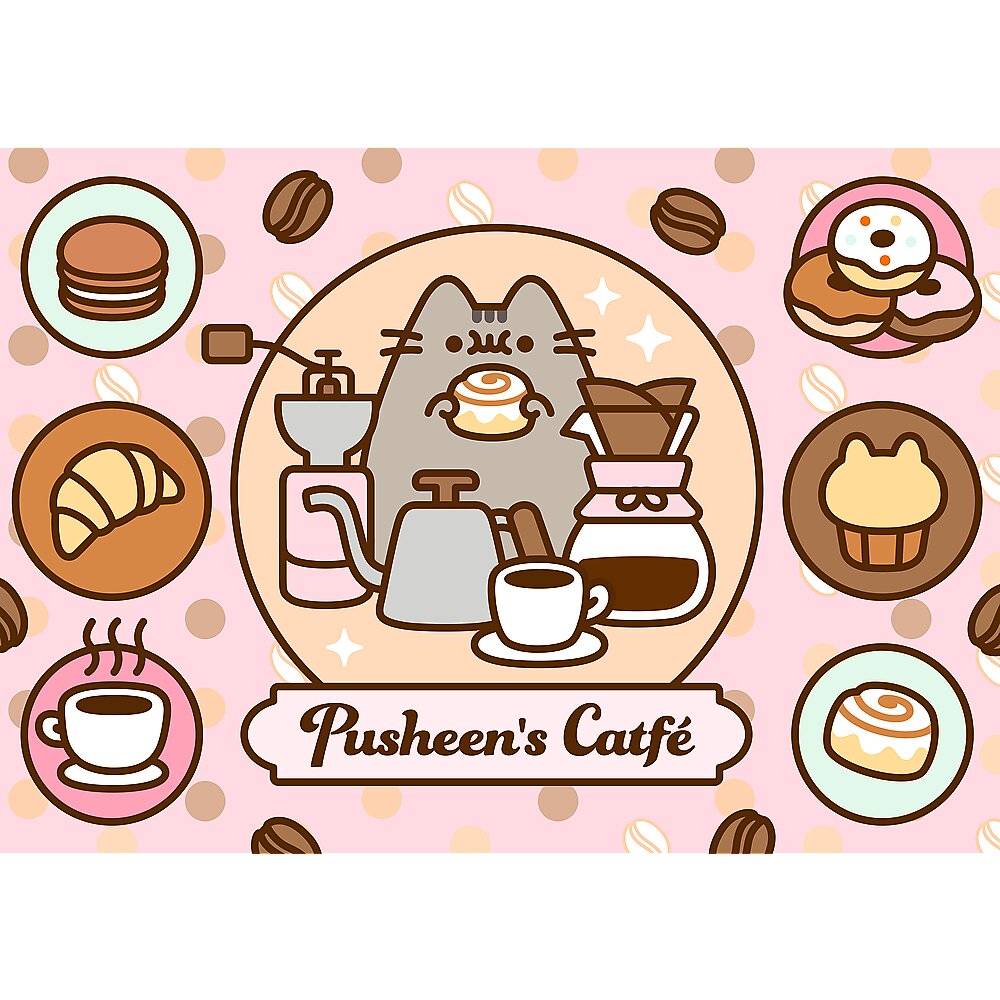 TREFL Puzzle Pusheen im Café 500 Puppen