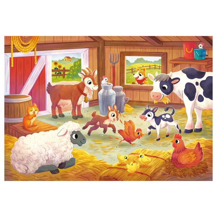 Bauernhof Family 2x20 Teile Puzzle Clementoni